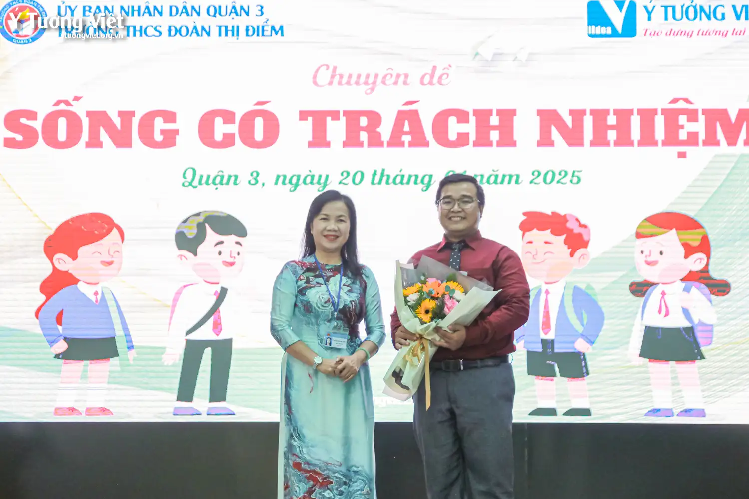 Lan toả giá trị “Sống có trách nhiệm” cùng các bạn học sinh THCS Bạch Đằng, THCS Đoàn Thị Điểm