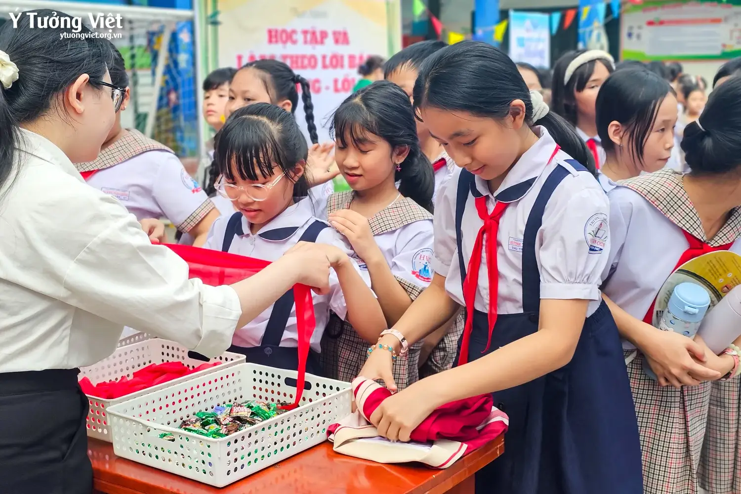 Ngày hội “Chúng em tự hào làm theo lời Bác” ở trường TH Huỳnh Văn Chính – Học tập, rèn luyện và trưởng thành