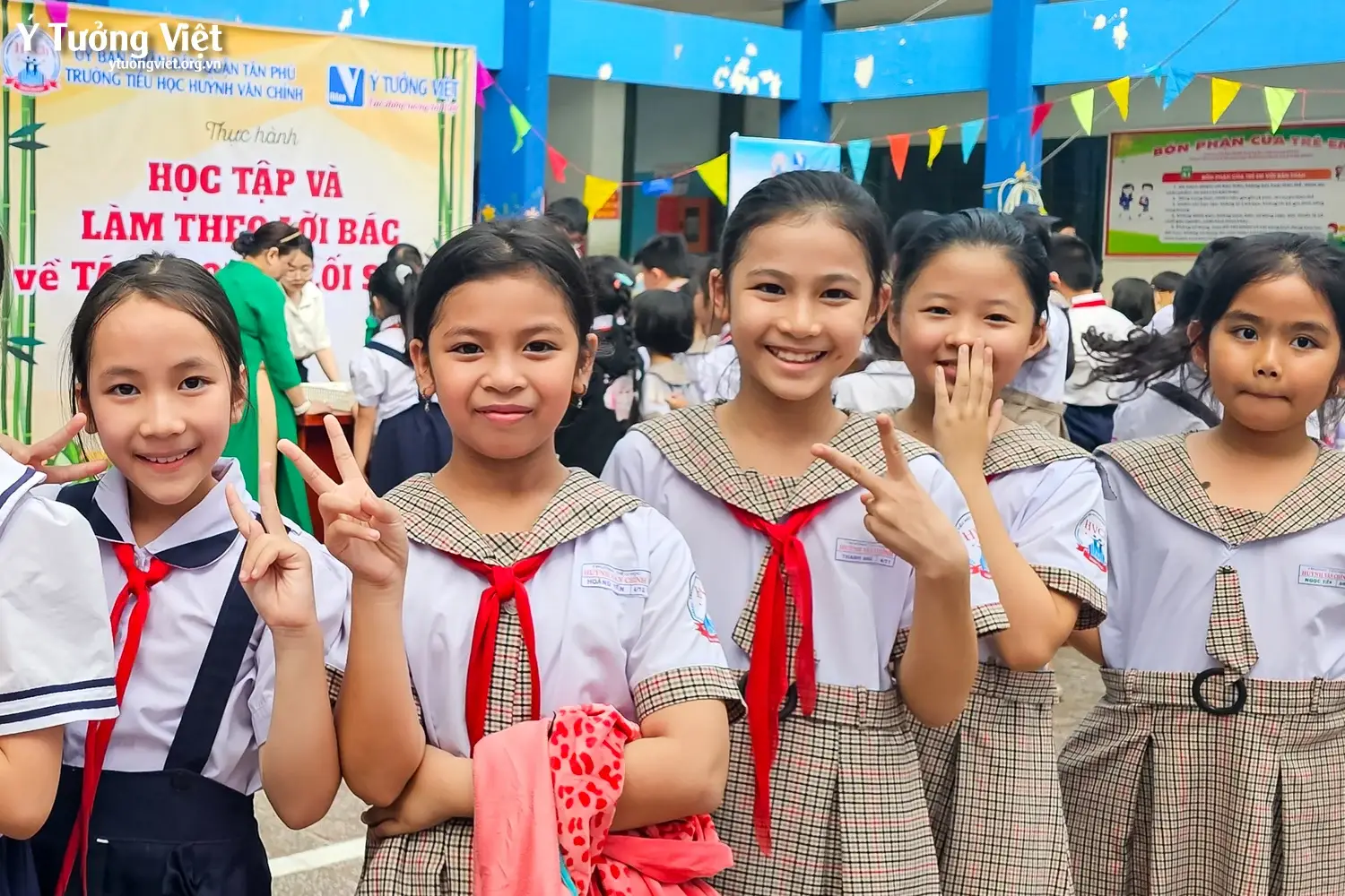 Ngày hội “Chúng em tự hào làm theo lời Bác” ở trường TH Huỳnh Văn Chính – Học tập, rèn luyện và trưởng thành