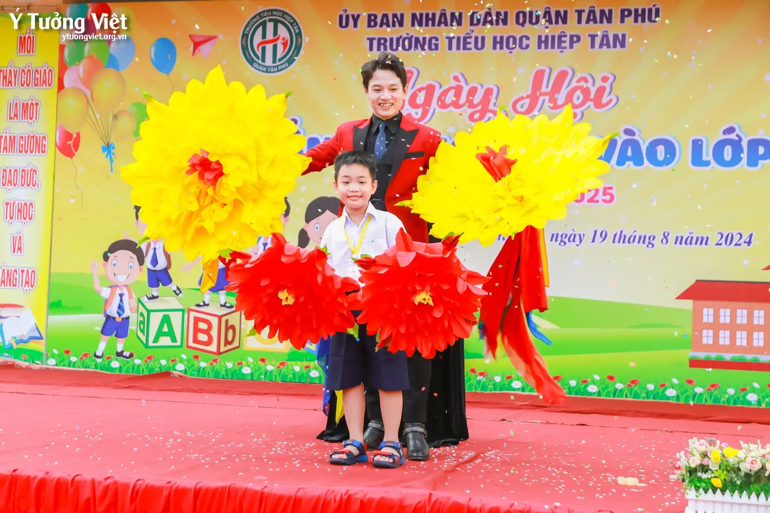 Chào mùa tựu trường 2024 – 2025 | Những khoảnh khắc “chào sân” đáng nhớ của các bạn học sinh lớp 1 trường TH Hiệp Tân – TH Lê Văn Tám – TH Phan Chu Trinh