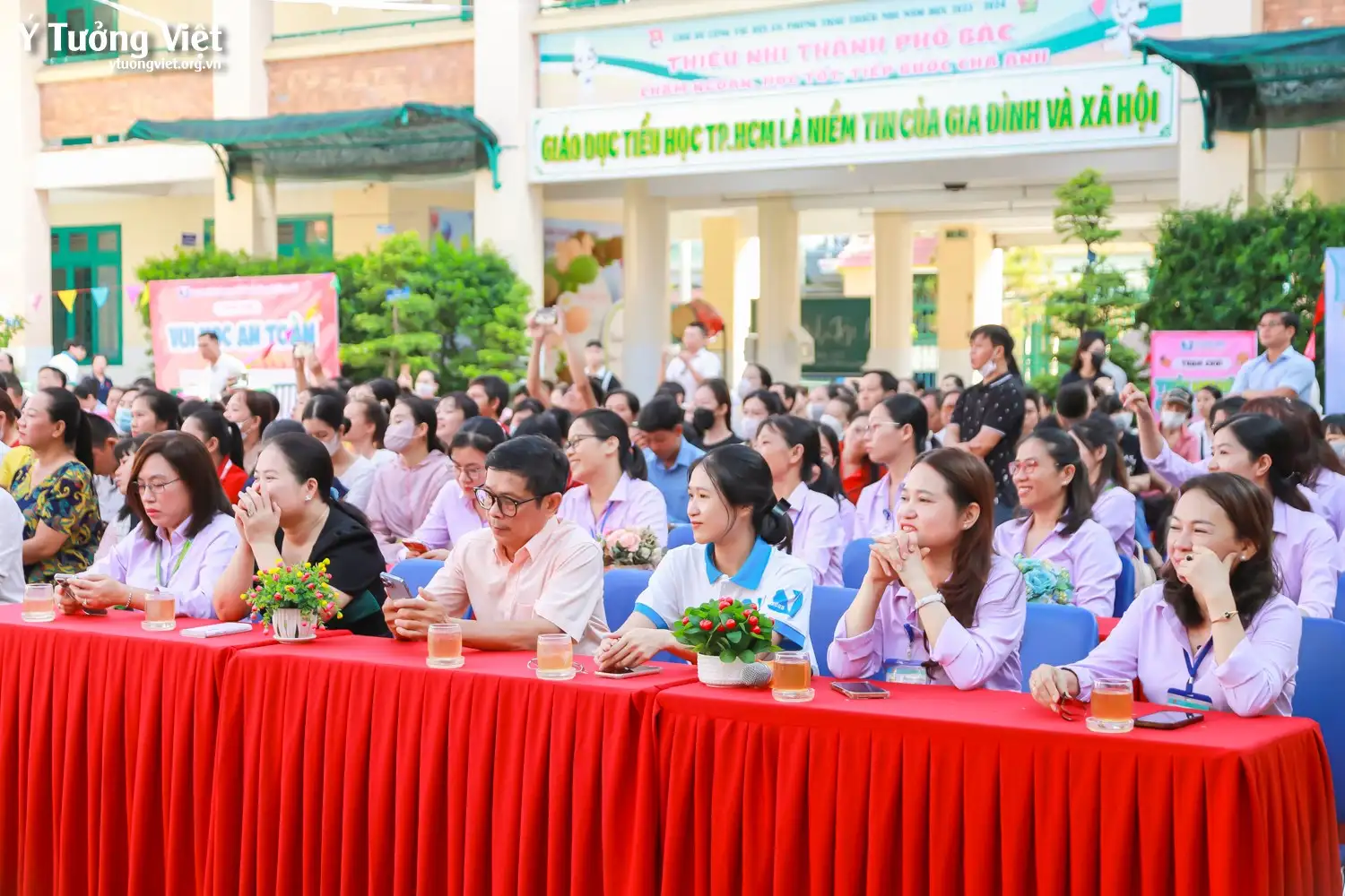 Chào mùa tựu trường 2024 – 2025 | Những khoảnh khắc “chào sân” đáng nhớ của các bạn học sinh lớp 1 trường TH Hiệp Tân – TH Lê Văn Tám – TH Phan Chu Trinh