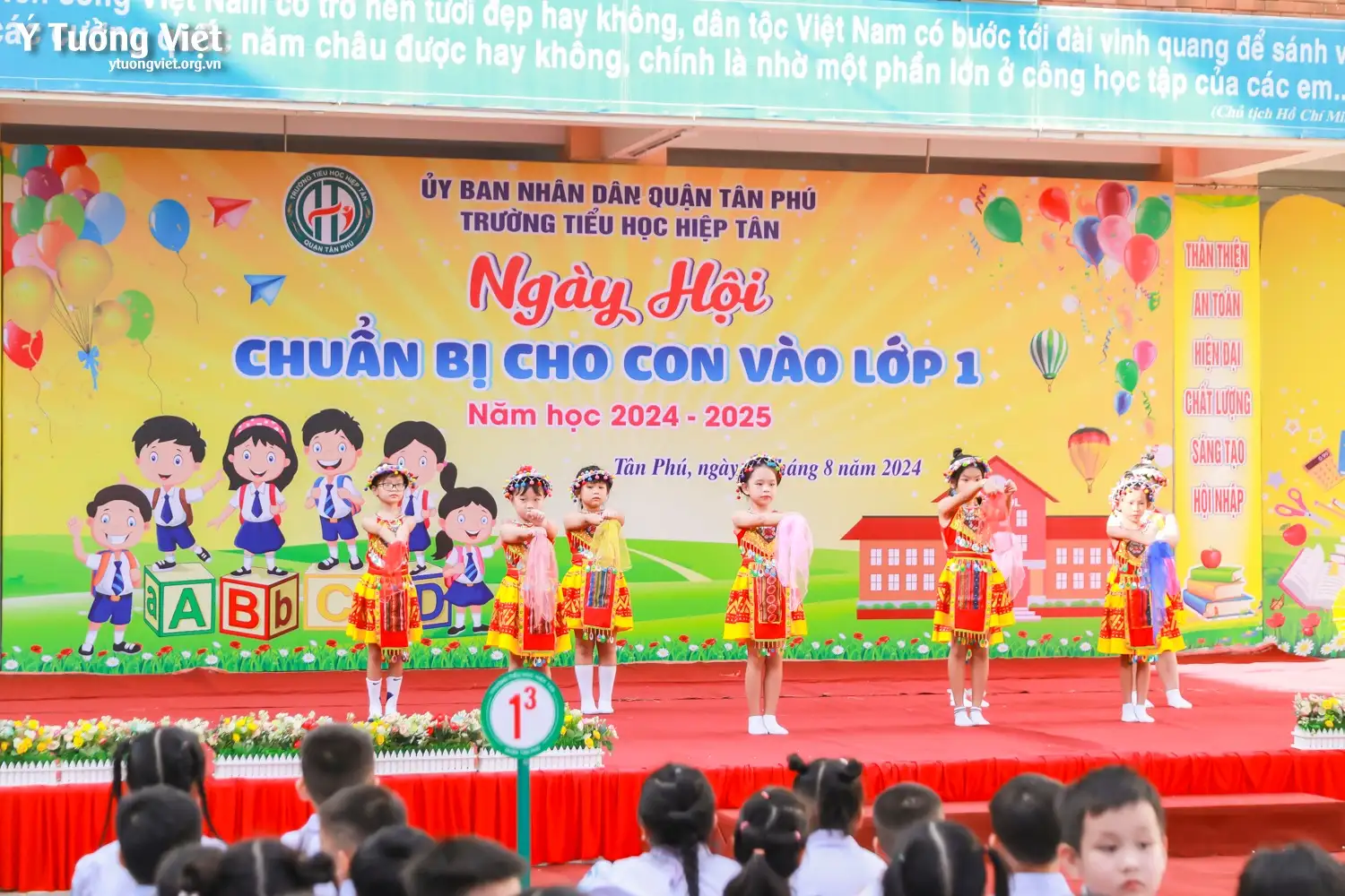 Chào mùa tựu trường 2024 – 2025 | Những khoảnh khắc “chào sân” đáng nhớ của các bạn học sinh lớp 1 trường TH Hiệp Tân – TH Lê Văn Tám – TH Phan Chu Trinh