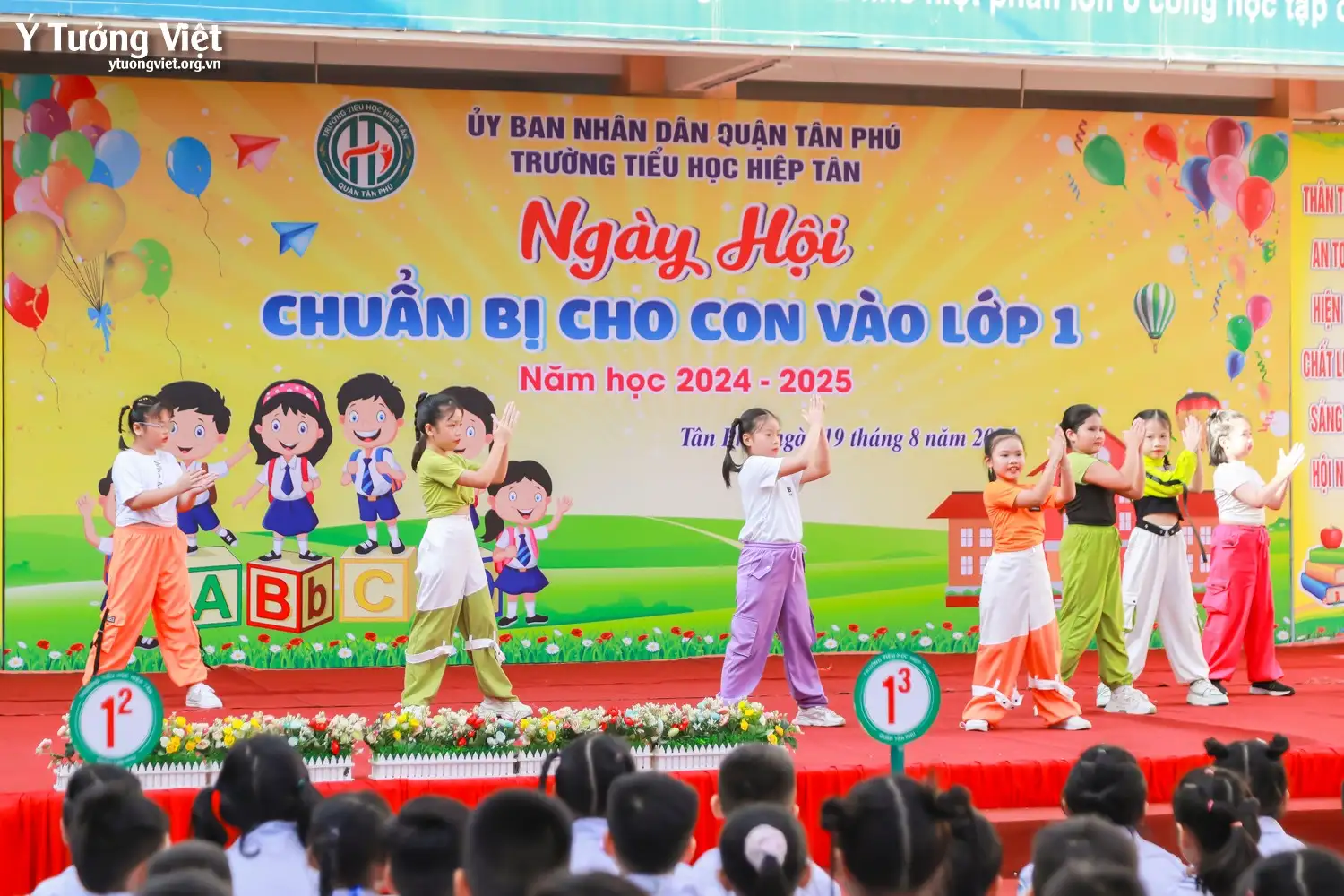 Chào mùa tựu trường 2024 – 2025 | Những khoảnh khắc “chào sân” đáng nhớ của các bạn học sinh lớp 1 trường TH Hiệp Tân – TH Lê Văn Tám – TH Phan Chu Trinh