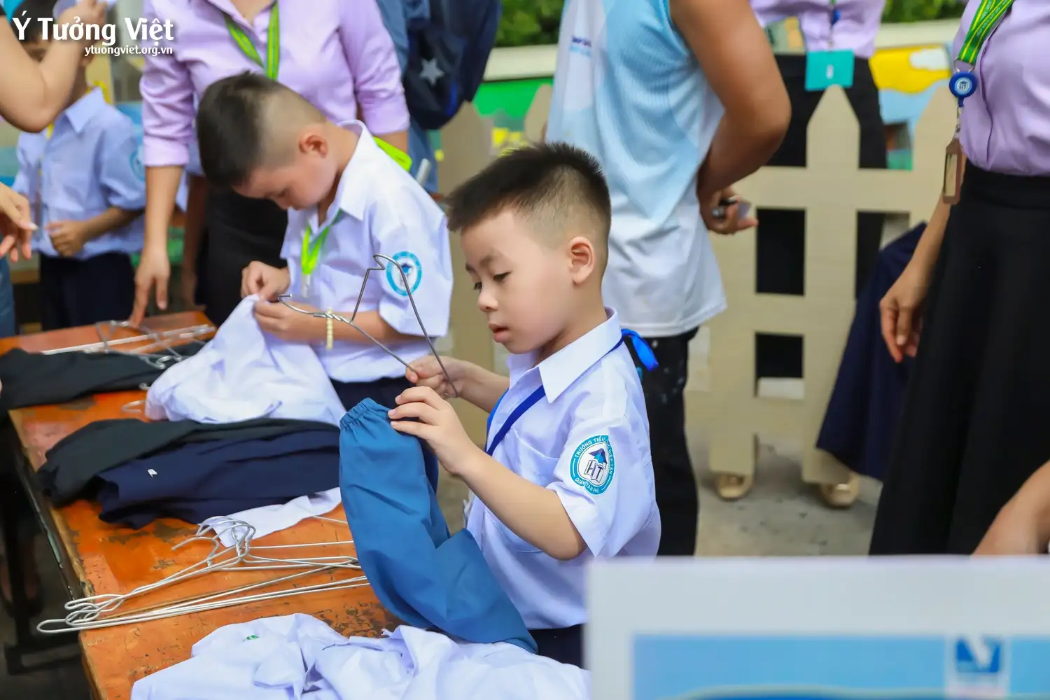Chào mùa tựu trường 2024 – 2025 | Những khoảnh khắc “chào sân” đáng nhớ của các bạn học sinh lớp 1 trường TH Hiệp Tân – TH Lê Văn Tám – TH Phan Chu Trinh