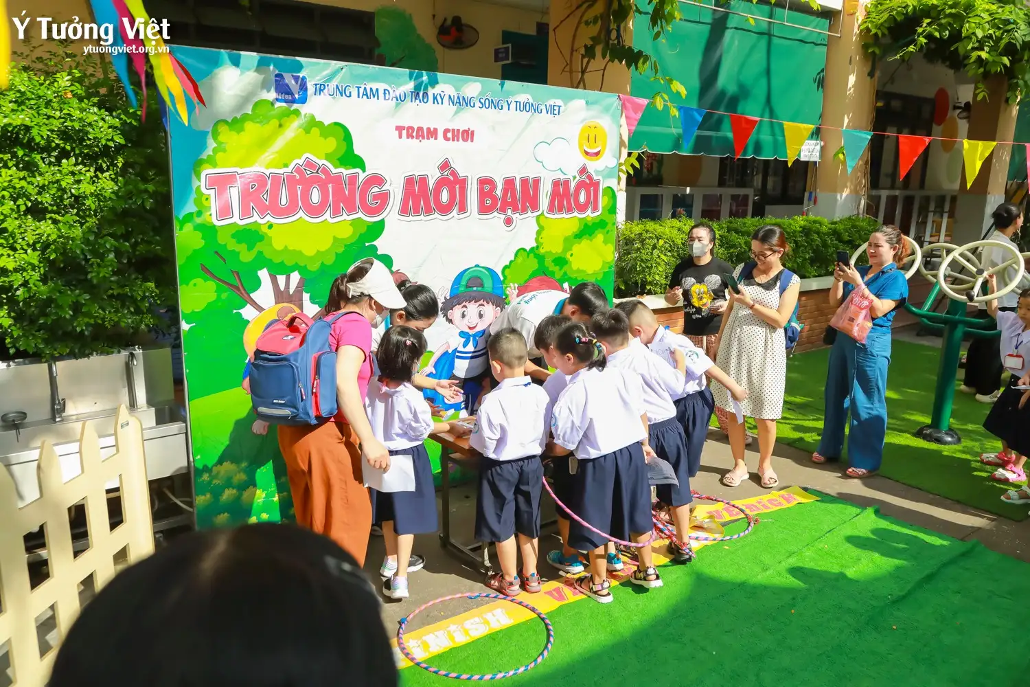 Chào mùa tựu trường 2024 – 2025 | Những khoảnh khắc “chào sân” đáng nhớ của các bạn học sinh lớp 1 trường TH Hiệp Tân – TH Lê Văn Tám – TH Phan Chu Trinh