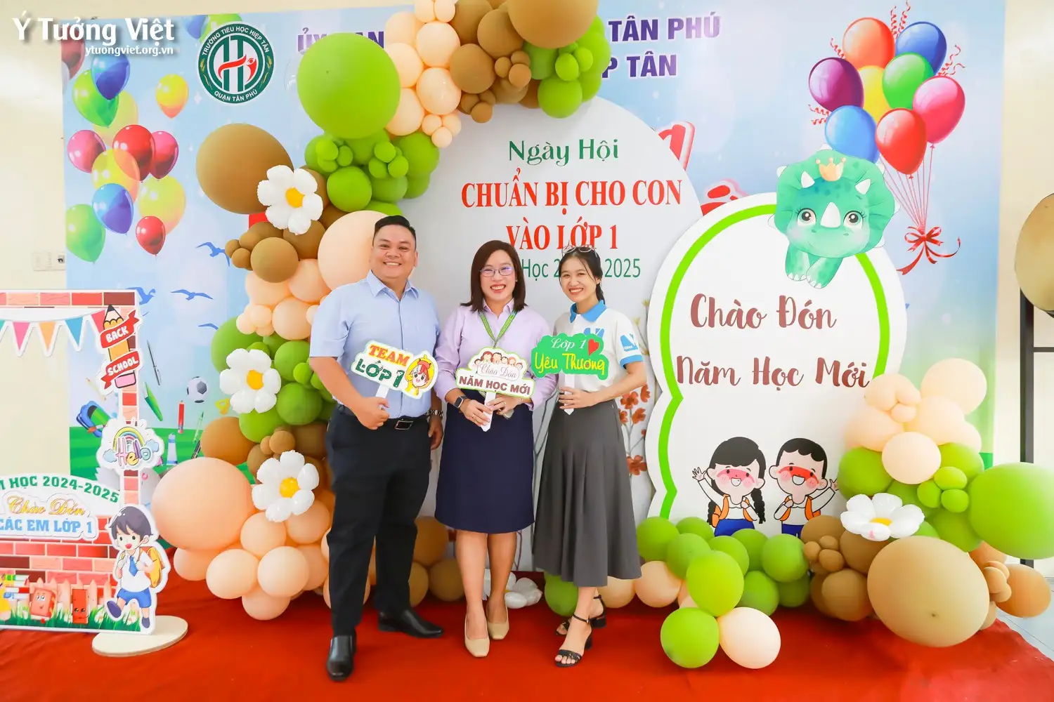 Chào mùa tựu trường 2024 – 2025 | Những khoảnh khắc “chào sân” đáng nhớ của các bạn học sinh lớp 1 trường TH Hiệp Tân – TH Lê Văn Tám – TH Phan Chu Trinh