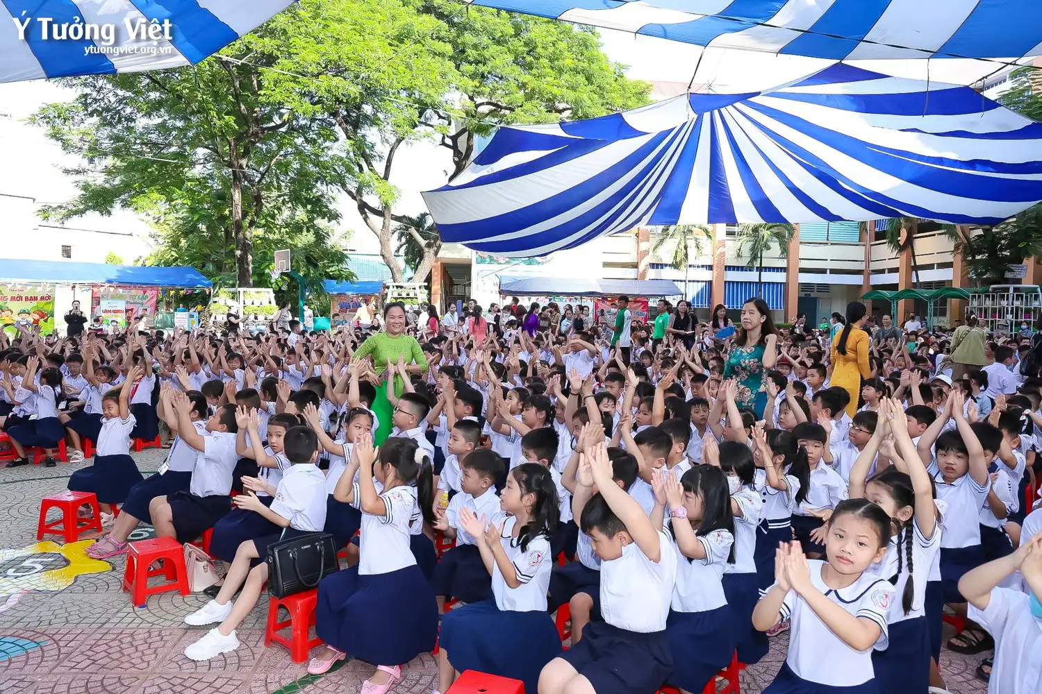 Chào mùa tựu trường 2024 – 2025 | Những khoảnh khắc “chào sân” đáng nhớ của các bạn học sinh lớp 1 trường TH Hiệp Tân – TH Lê Văn Tám – TH Phan Chu Trinh