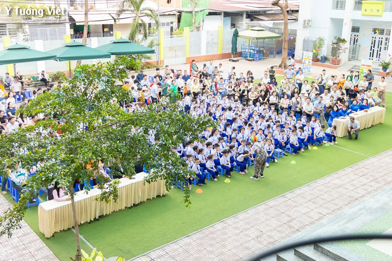 Chào mùa tựu trường 2024 – 2025 | Sân chơi trải nghiệm “Trường mới bạn mới” cùng các bạn nhỏ lớp 1 trường TH Tân Hương & TH Hồ Văn Cường