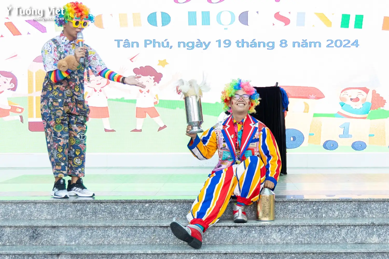 Chào mùa tựu trường 2024 – 2025 | Sân chơi trải nghiệm “Trường mới bạn mới” cùng các bạn nhỏ lớp 1 trường TH Tân Hương & TH Hồ Văn Cường