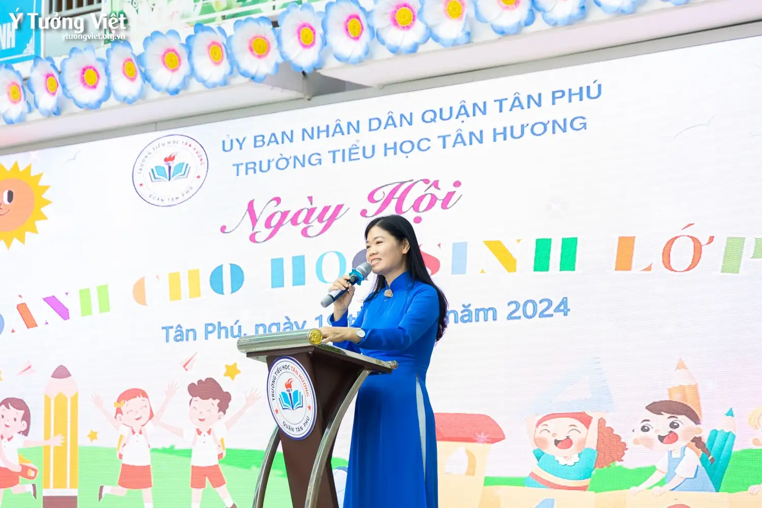 Chào mùa tựu trường 2024 – 2025 | Sân chơi trải nghiệm “Trường mới bạn mới” cùng các bạn nhỏ lớp 1 trường TH Tân Hương & TH Hồ Văn Cường