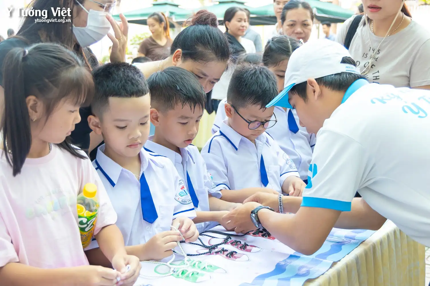Chào mùa tựu trường 2024 – 2025 | Sân chơi trải nghiệm “Trường mới bạn mới” cùng các bạn nhỏ lớp 1 trường TH Tân Hương & TH Hồ Văn Cường