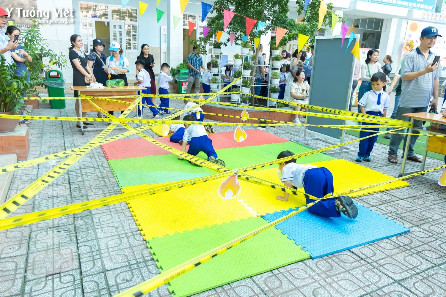 Chào mùa tựu trường 2024 – 2025 | Sân chơi trải nghiệm “Trường mới bạn mới” cùng các bạn nhỏ lớp 1 trường TH Tân Hương & TH Hồ Văn Cường