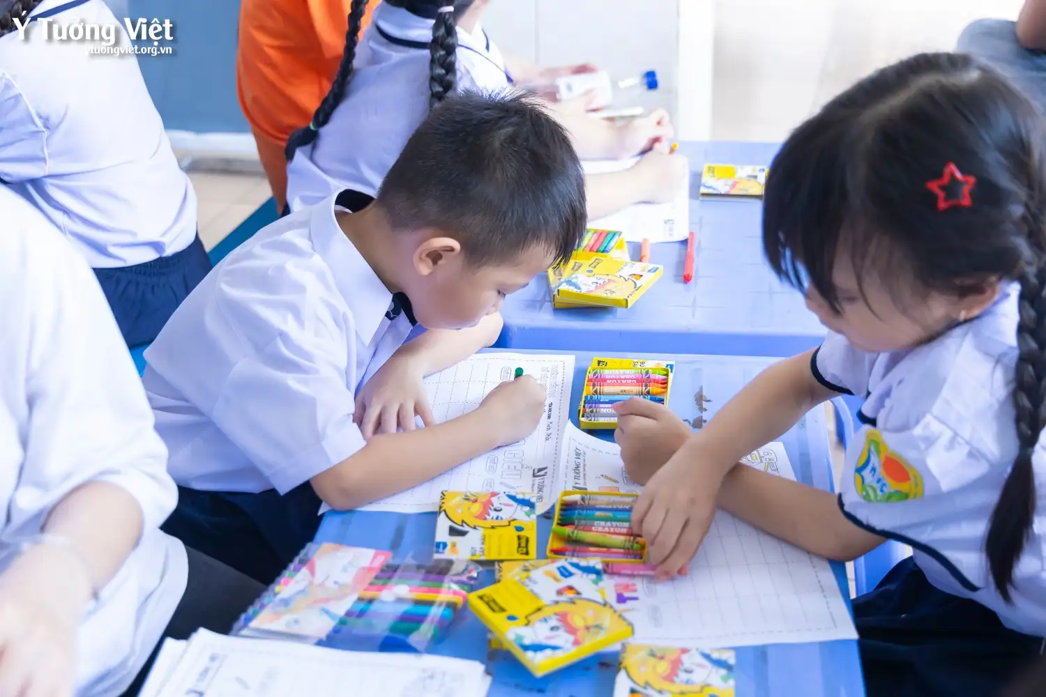 Chào mùa tựu trường 2024 – 2025 | Sân chơi trải nghiệm “Trường mới bạn mới” cùng các bạn nhỏ lớp 1 trường TH Tân Hương & TH Hồ Văn Cường