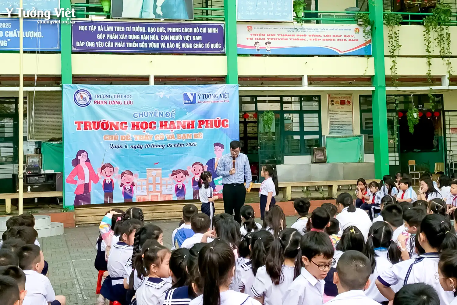 Đồng hành cùng trường TH Phan Đăng Lưu trong hành trình “Xây dựng trường học hạnh phúc”