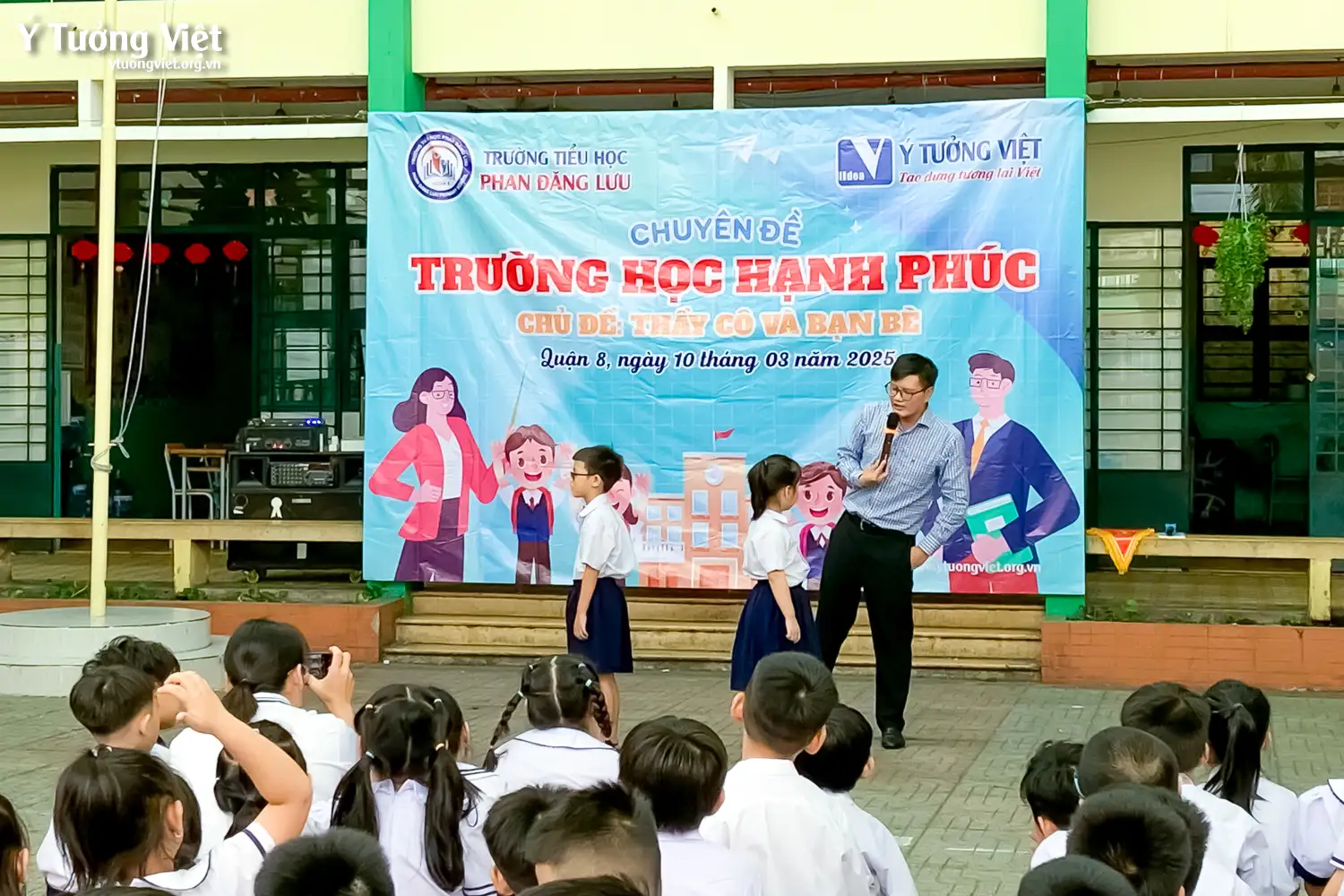 Đồng hành cùng trường TH Phan Đăng Lưu trong hành trình “Xây dựng trường học hạnh phúc”