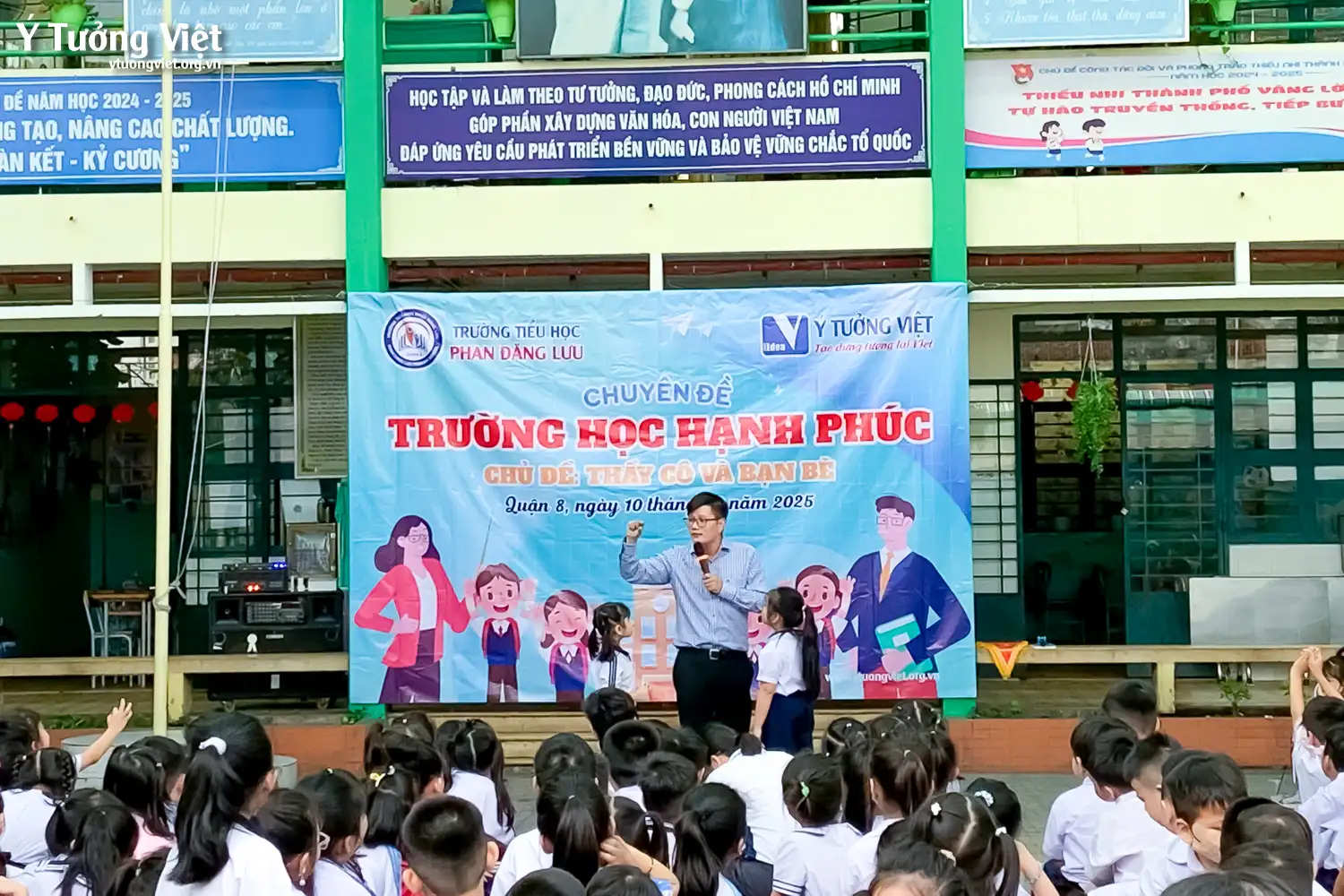 Đồng hành cùng trường TH Phan Đăng Lưu trong hành trình “Xây dựng trường học hạnh phúc”