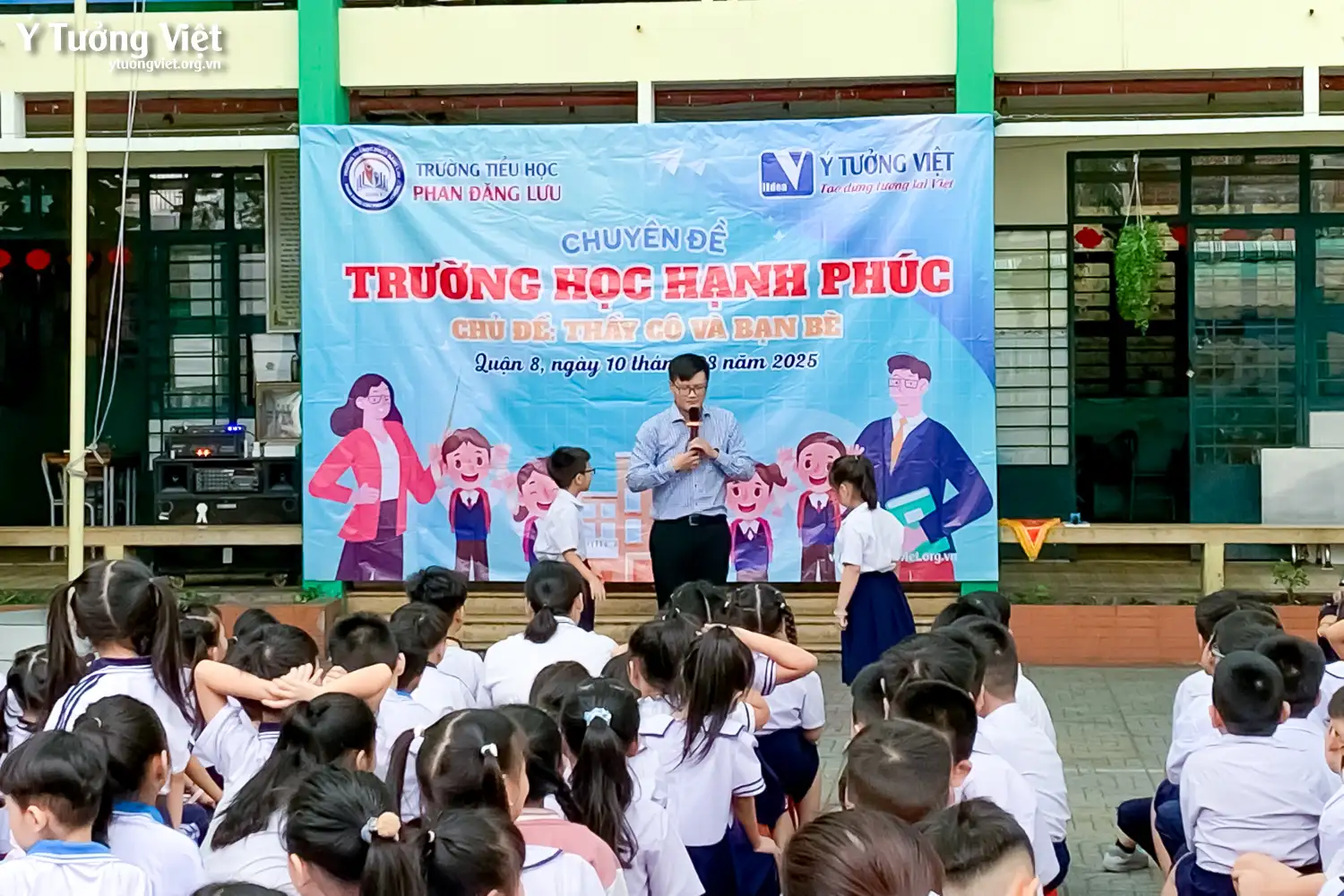 Đồng hành cùng trường TH Phan Đăng Lưu trong hành trình “Xây dựng trường học hạnh phúc”