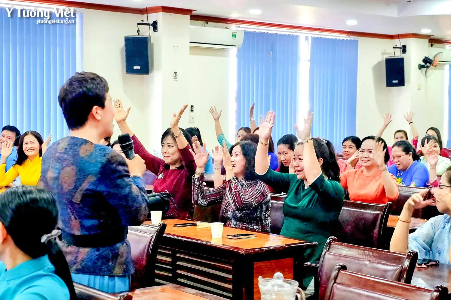 Tháng 3 yêu thương cùng các cán bộ nữ chủ chốt quận Tân Phú trong talkshow “Nghệ thuật cân bằng công việc và cuộc sống”