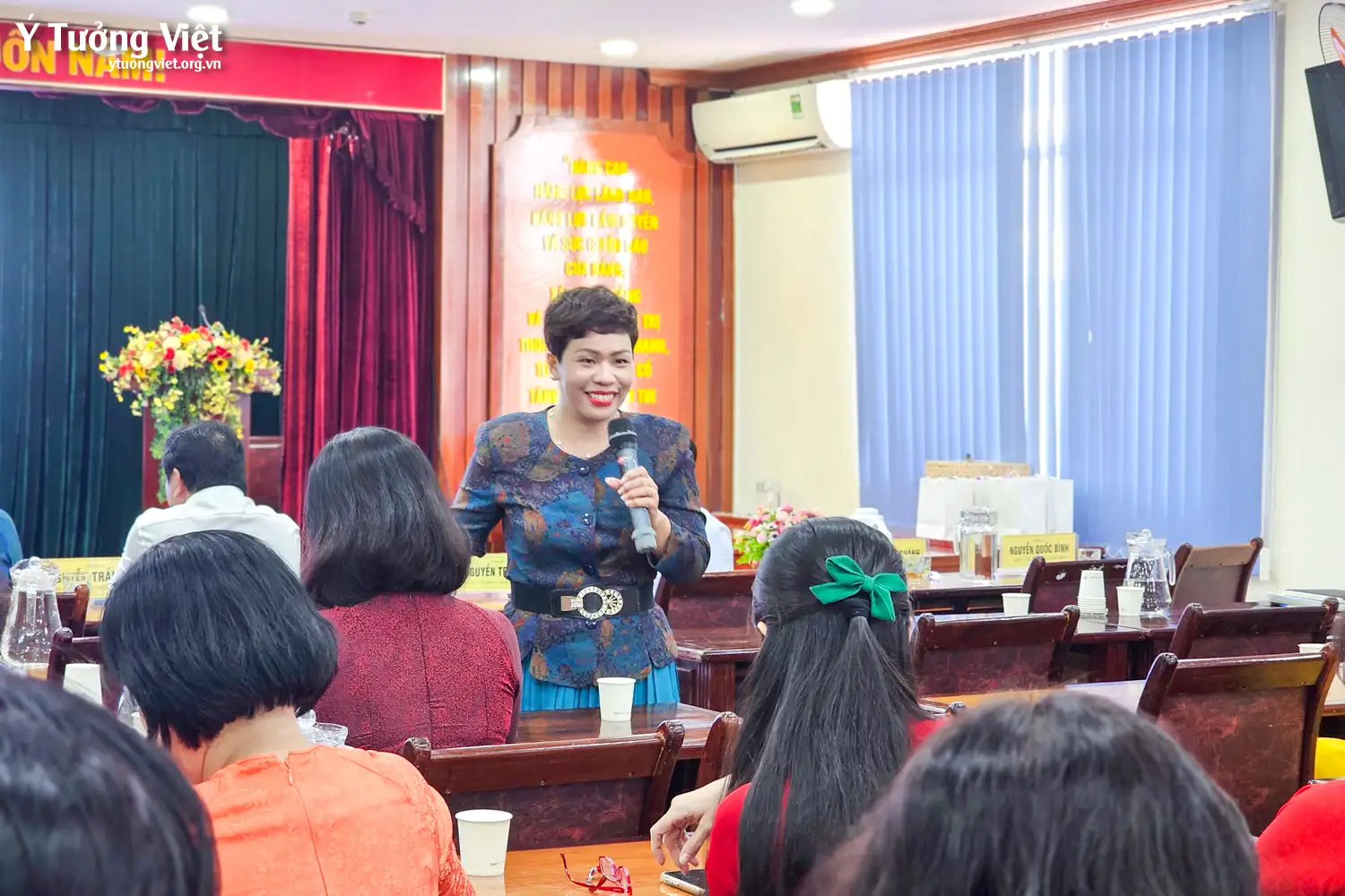 Tháng 3 yêu thương cùng các cán bộ nữ chủ chốt quận Tân Phú trong talkshow “Nghệ thuật cân bằng công việc và cuộc sống”