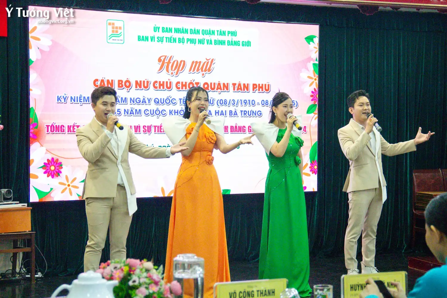 Tháng 3 yêu thương cùng các cán bộ nữ chủ chốt quận Tân Phú trong talkshow “Nghệ thuật cân bằng công việc và cuộc sống”