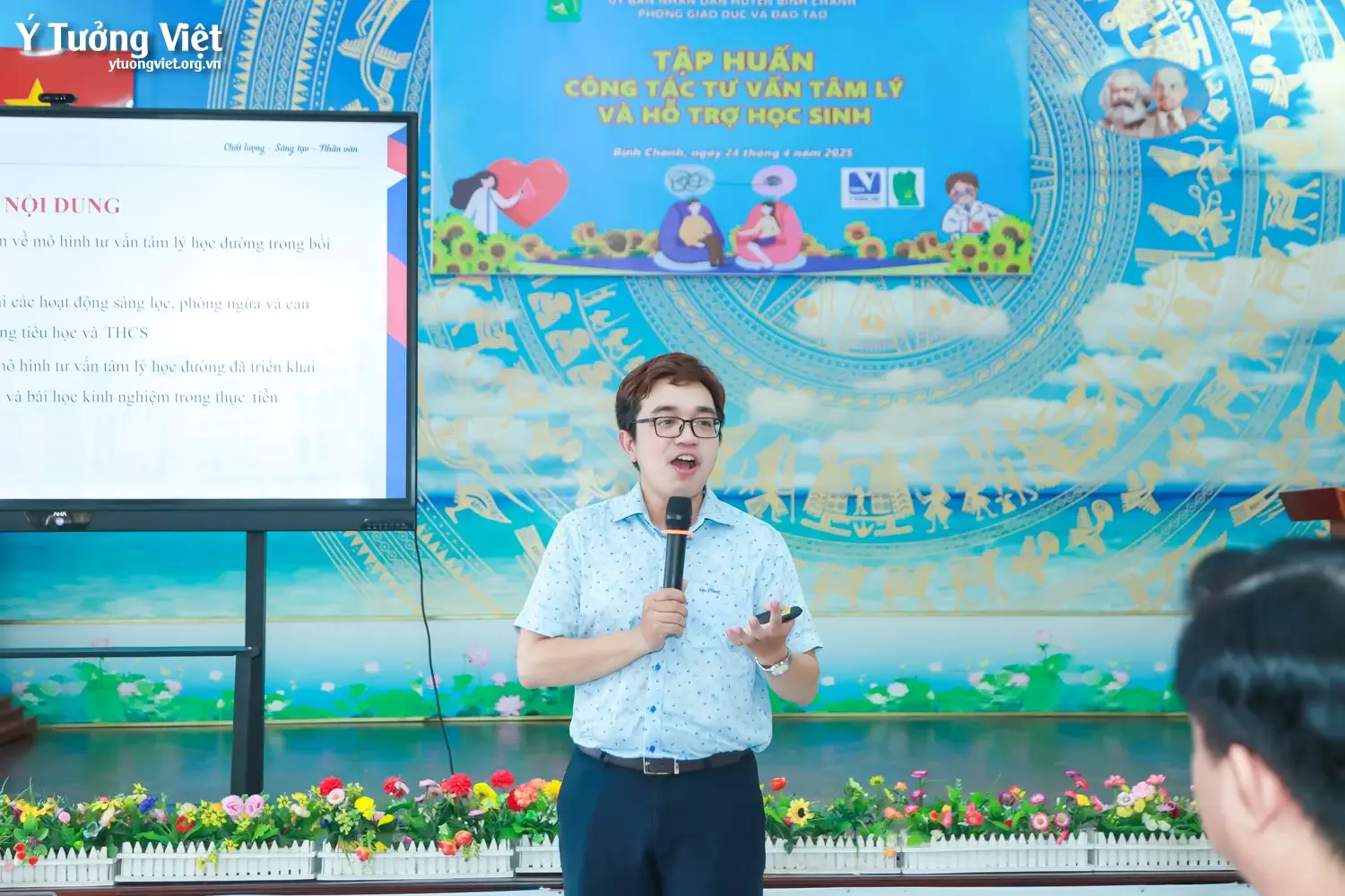Dự án phát triển Tâm lý học đường 2024 – 2025 | Tập huấn “Công tác tư vấn tâm lý và hỗ trợ học sinh” – Phòng GD&ĐT huyện Bình Chánh
