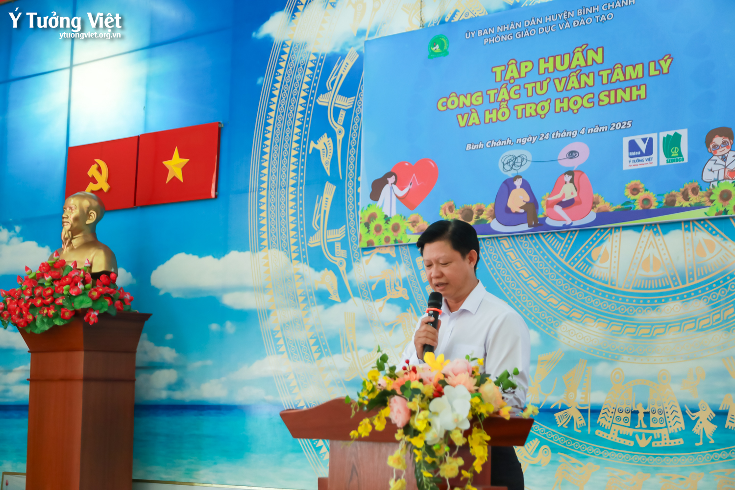 Dự án phát triển Tâm lý học đường 2024 – 2025 | Tập huấn “Công tác tư vấn tâm lý và hỗ trợ học sinh” – Phòng GD&ĐT huyện Bình Chánh