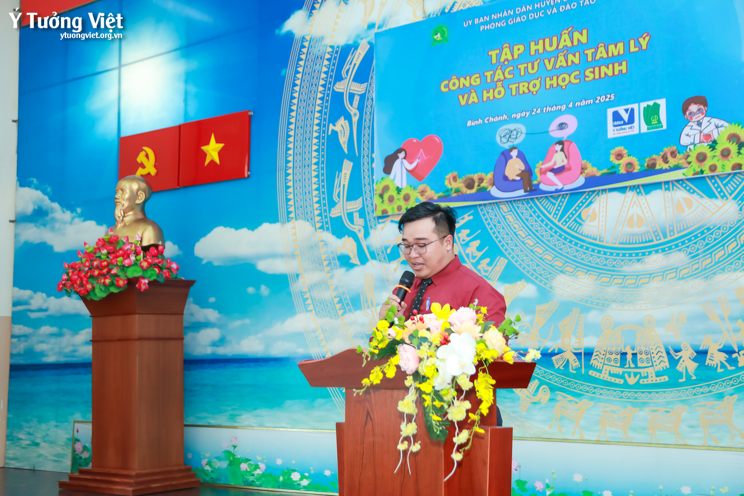 Dự án phát triển Tâm lý học đường 2024 – 2025 | Tập huấn “Công tác tư vấn tâm lý và hỗ trợ học sinh” – Phòng GD&ĐT huyện Bình Chánh