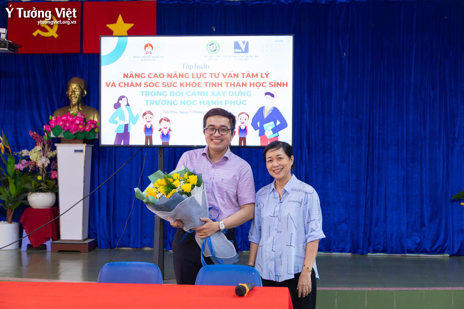 Dự án phát triển Tâm lý học đường 2024 – 2025 | Đồng hành cùng Phòng GD&ĐT Quận Tân Phú tập huấn “Nâng cao năng lực tư vấn tâm lý và chăm sóc sức khoẻ tinh thần cho học sinh trong bối cảnh xây dựng trường học hạnh phúc”