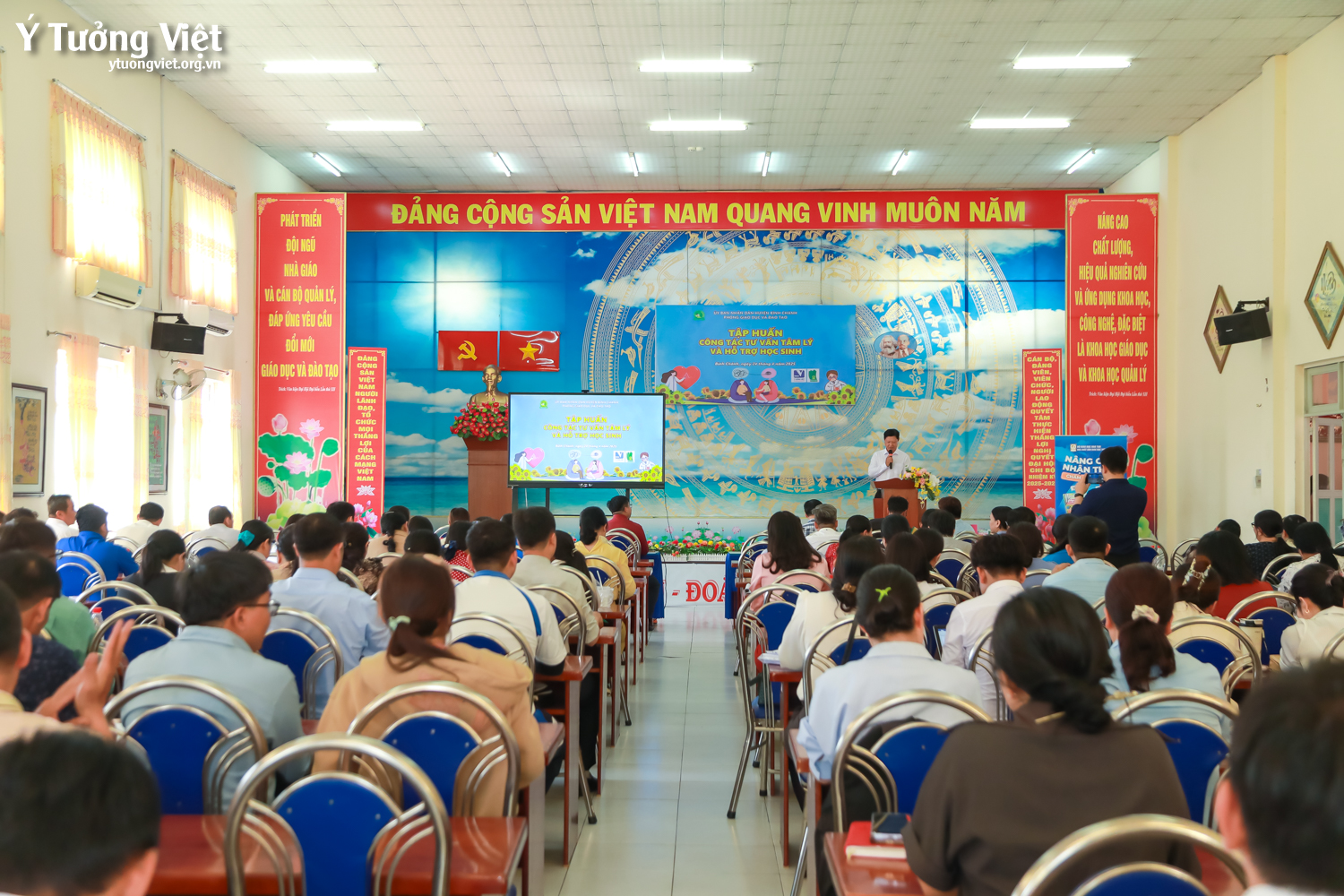 Dự án phát triển Tâm lý học đường 2024 – 2025 | Tập huấn “Công tác tư vấn tâm lý và hỗ trợ học sinh” – Phòng GD&ĐT huyện Bình Chánh