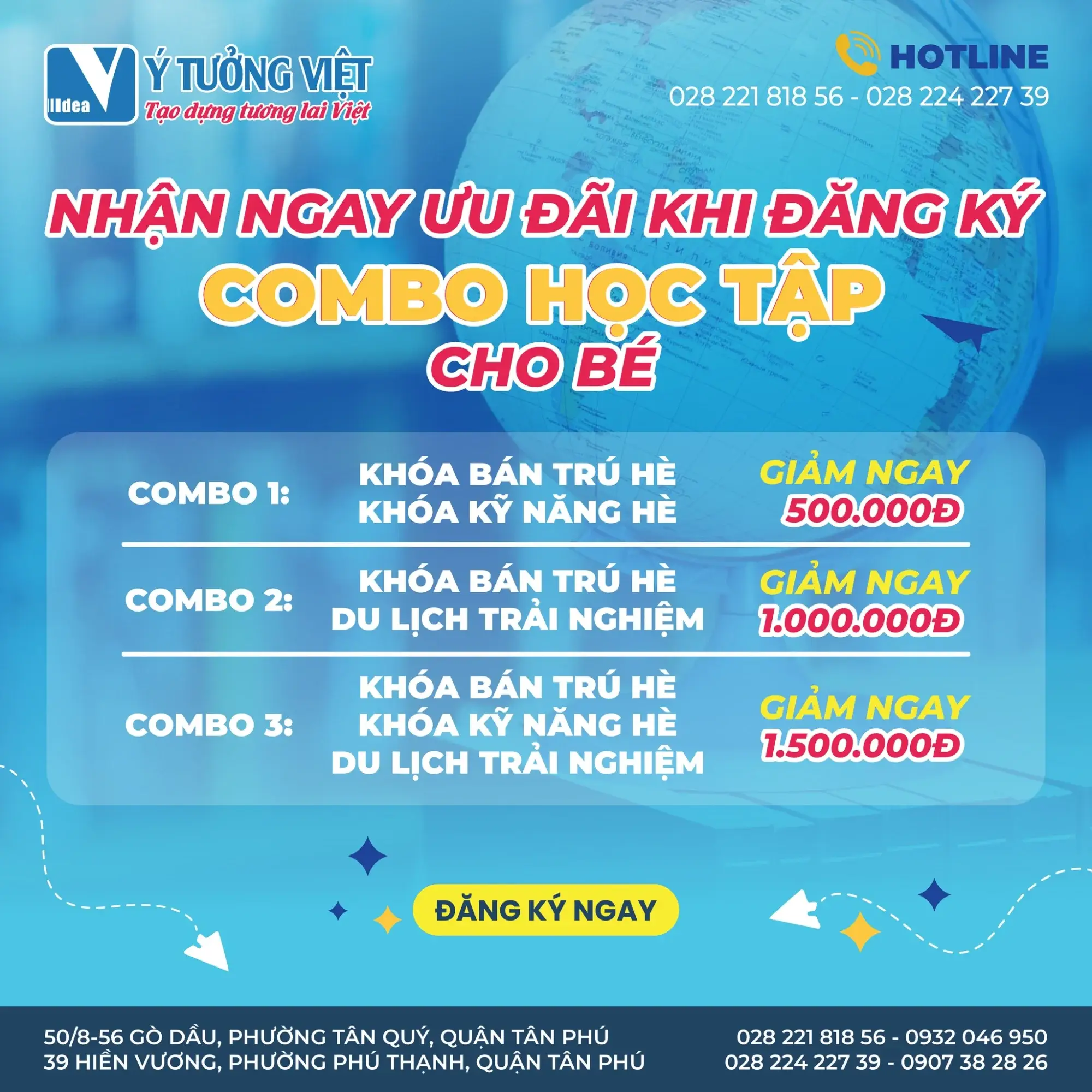 KHAI GIẢNG KHÓA BÁN TRÚ HÈ SIÊU HOT 2025: BẢN LĨNH CÔNG DÂN TOÀN CẦU & CÁC KHÓA KỸ NĂNG HÈ, DU LỊCH TRẢI NGHIỆM