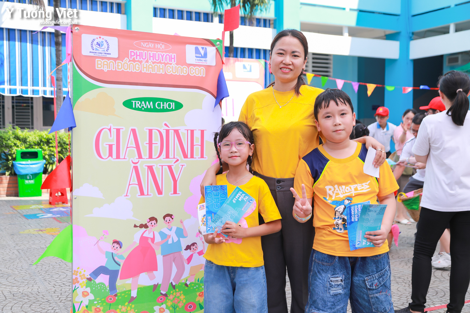 Ngày hội “Chăm sóc tinh thần Việt” – Trường TH Phan Chu Trinh