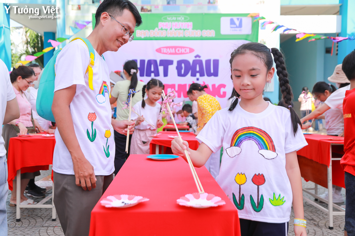 Ngày hội “Chăm sóc tinh thần Việt” – Trường TH Phan Chu Trinh