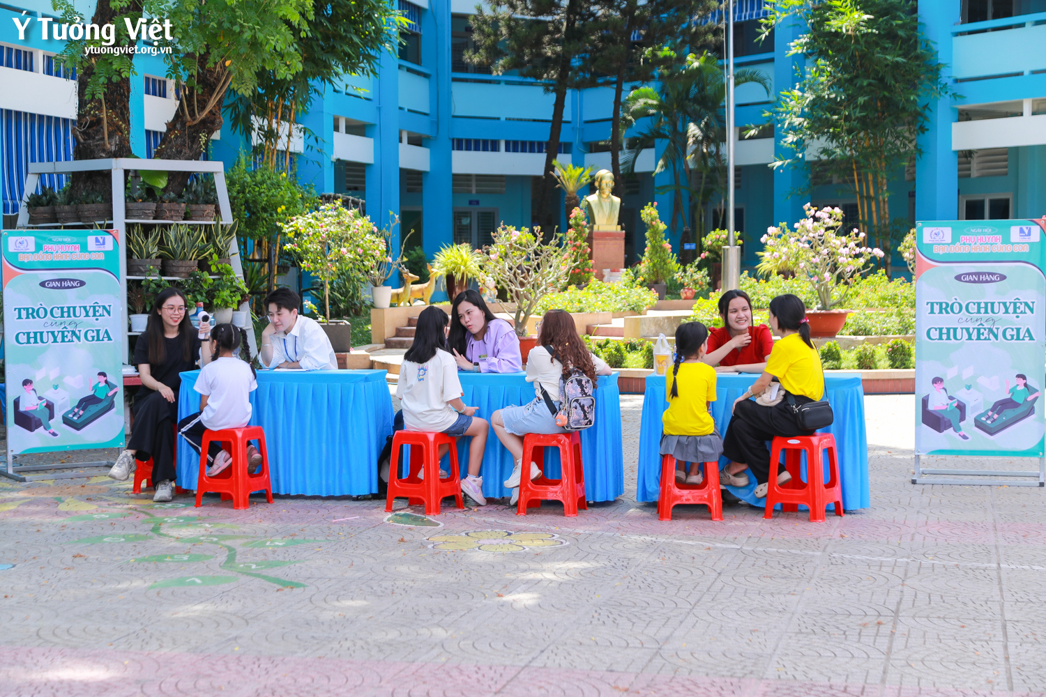 Ngày hội “Chăm sóc tinh thần Việt” – Trường TH Phan Chu Trinh