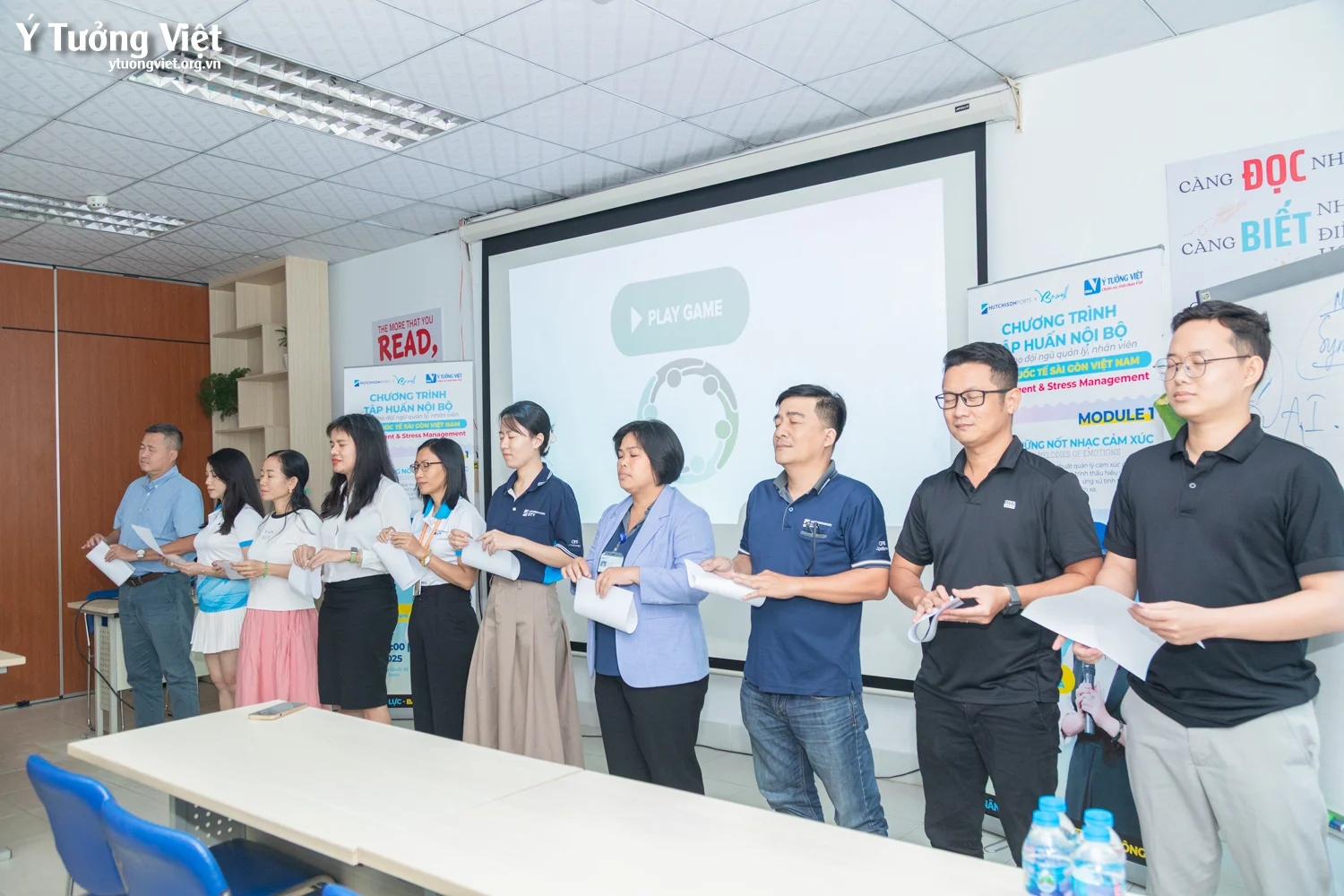 Ý Tưởng Việt & Cảng Quốc tế Sài Gòn Việt Nam | Chương trình tập huấn nội bộ “EQ Itelligent & Stress Management”