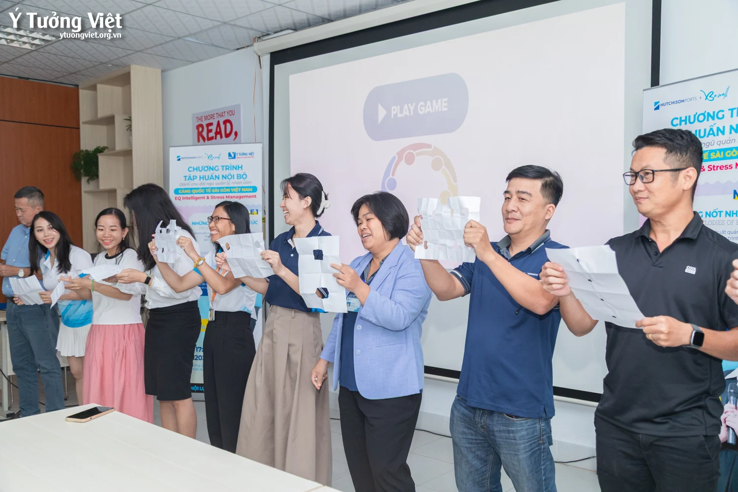 Ý Tưởng Việt & Cảng Quốc tế Sài Gòn Việt Nam | Chương trình tập huấn nội bộ “EQ Itelligent & Stress Management”