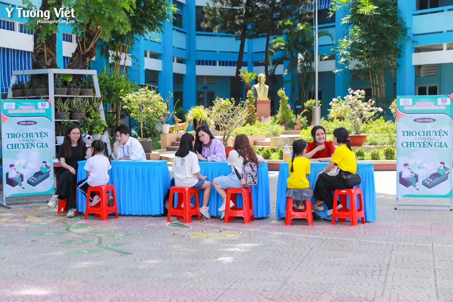 Ngày hội “Chăm sóc tinh thần Việt” – Trường TH Phan Chu Trinh
