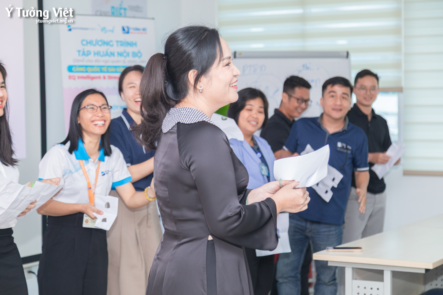 Ý Tưởng Việt & Cảng Quốc tế Sài Gòn Việt Nam | Chương trình tập huấn nội bộ “EQ Itelligent & Stress Management”