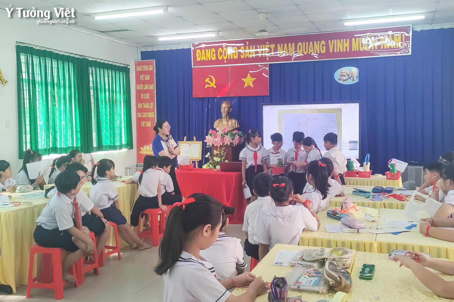 Lớp học mở STEM TH An Phong – Để ba mẹ hiểu con thêm một chút cùng những trải nghiệm học tập mới mẻ