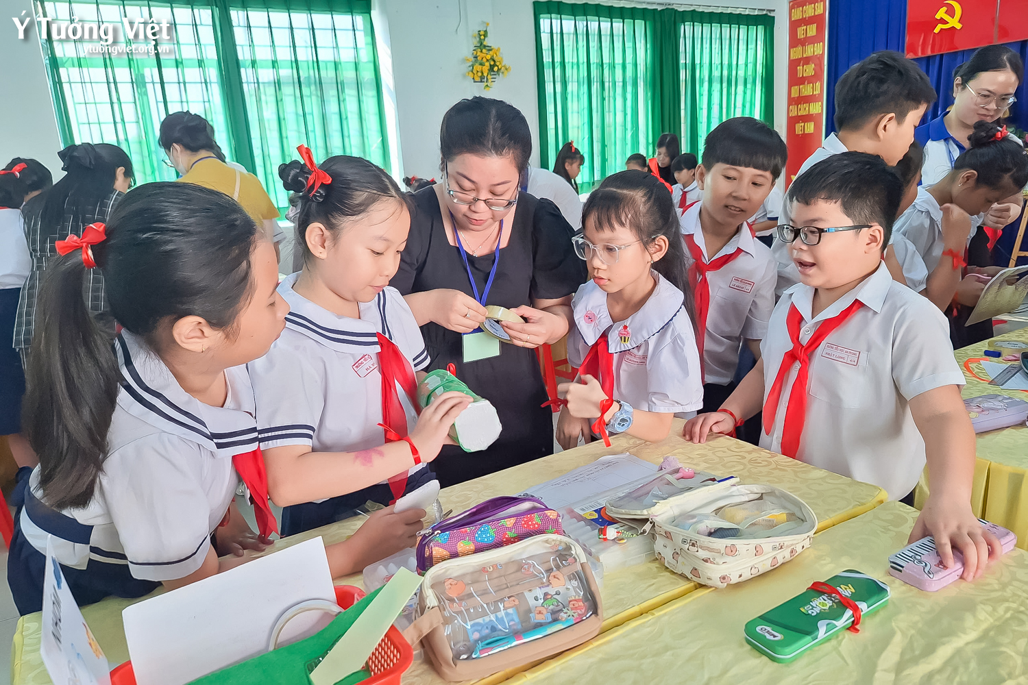 Lớp học mở STEM TH An Phong – Để ba mẹ hiểu con thêm một chút cùng những trải nghiệm học tập mới mẻ