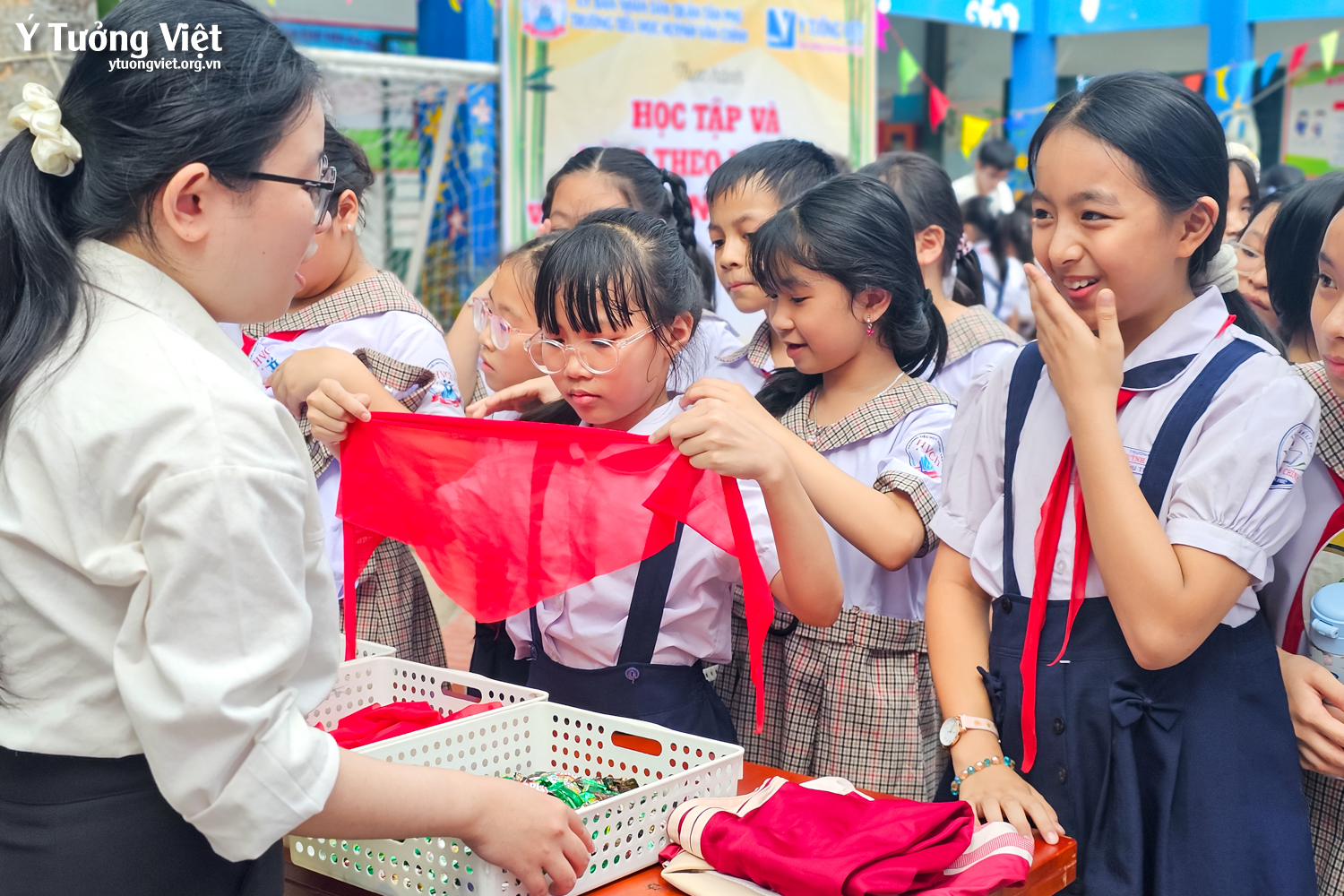 Ngày hội “Chúng em tự hào làm theo lời Bác” ở trường TH Huỳnh Văn Chính – Học tập, rèn luyện và trưởng thành