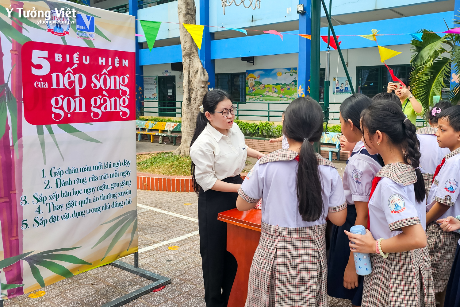 Ngày hội “Chúng em tự hào làm theo lời Bác” ở trường TH Huỳnh Văn Chính – Học tập, rèn luyện và trưởng thành