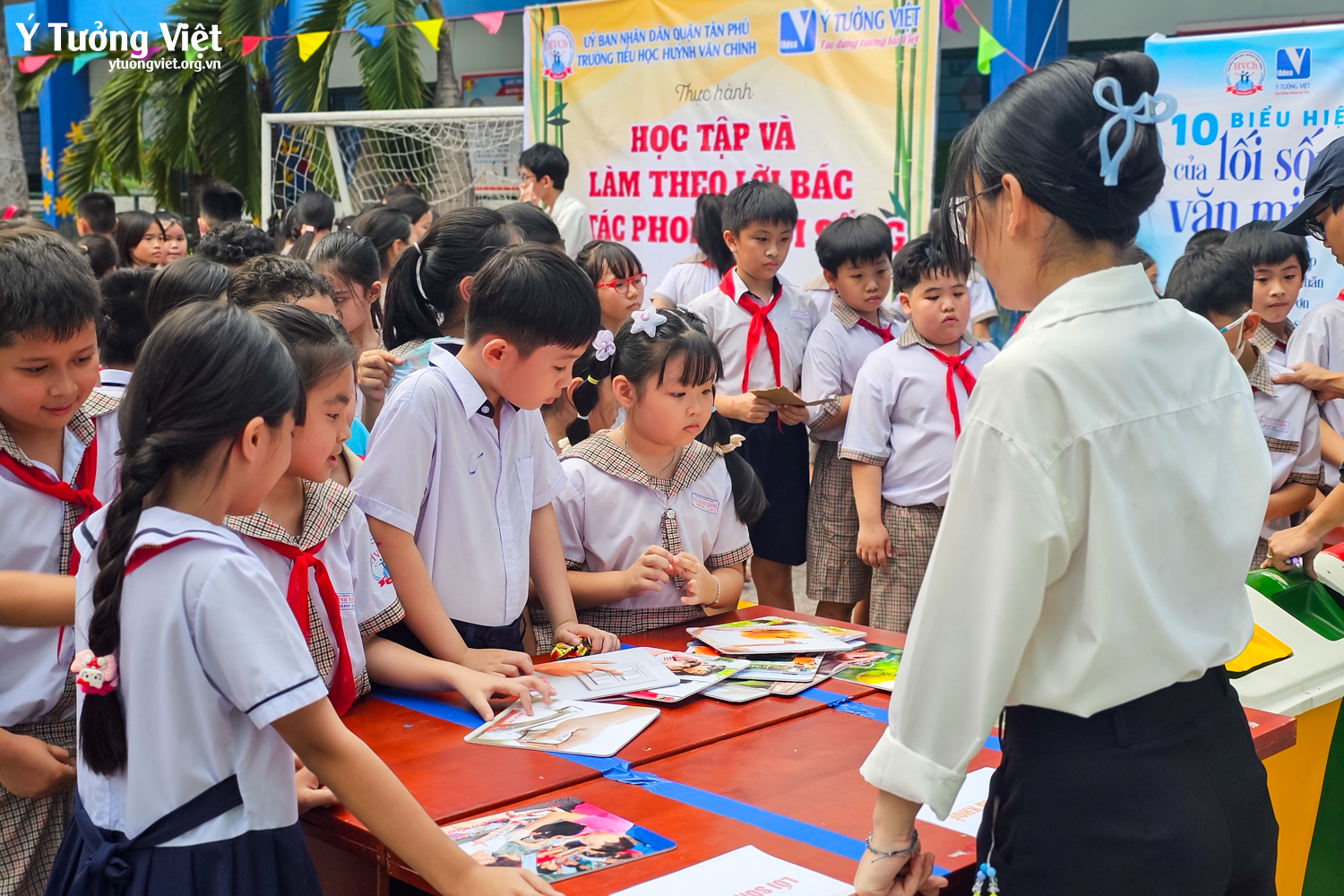 Ngày hội “Chúng em tự hào làm theo lời Bác” ở trường TH Huỳnh Văn Chính – Học tập, rèn luyện và trưởng thành
