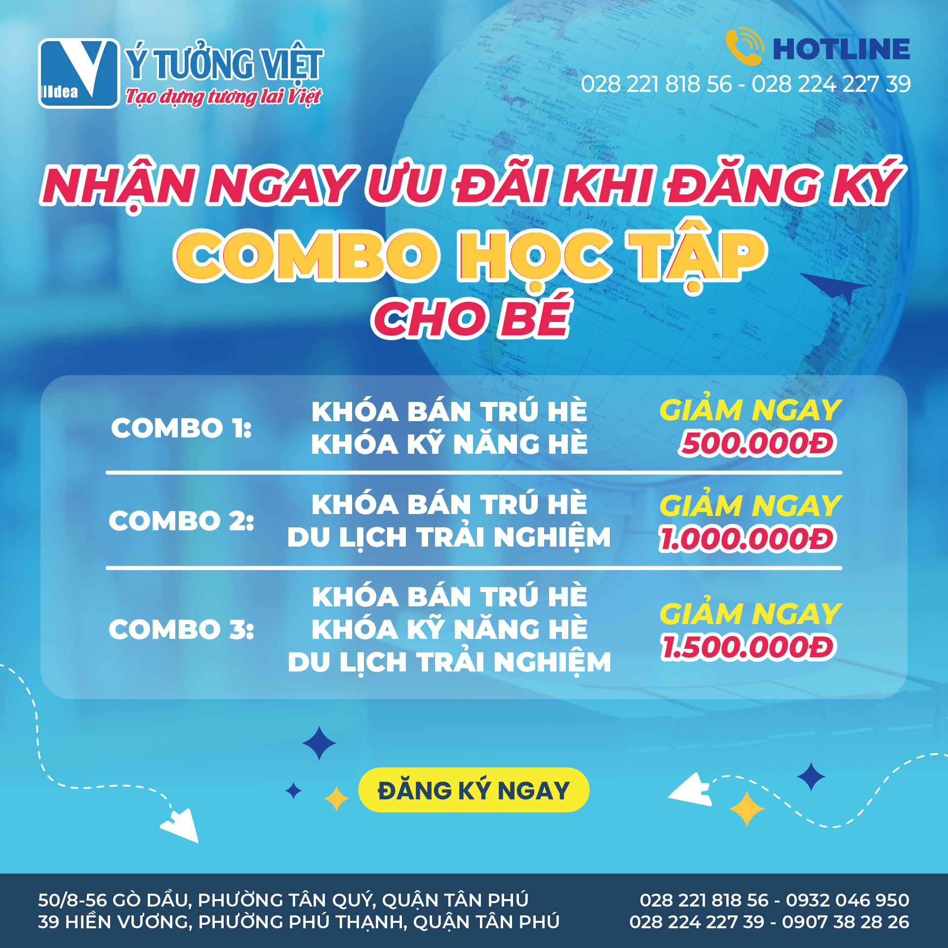 KHAI GIẢNG KHÓA BÁN TRÚ HÈ SIÊU HOT 2025: BẢN LĨNH CÔNG DÂN TOÀN CẦU & CÁC KHÓA KỸ NĂNG HÈ, DU LỊCH TRẢI NGHIỆM