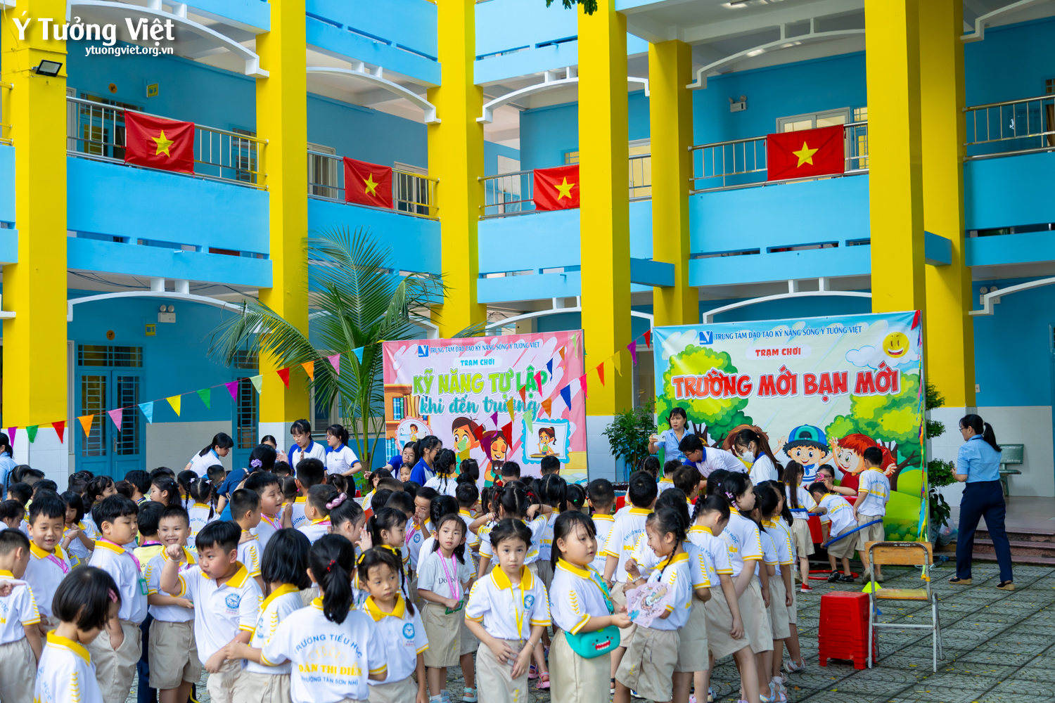 Chào mùa tựu trường 2025 – 2026 | Những khoảng khắc đáng yêu của team lớp một Trường TH Đoàn Thị Điểm, TH Lê Thánh Tông & TH Bình Hòa