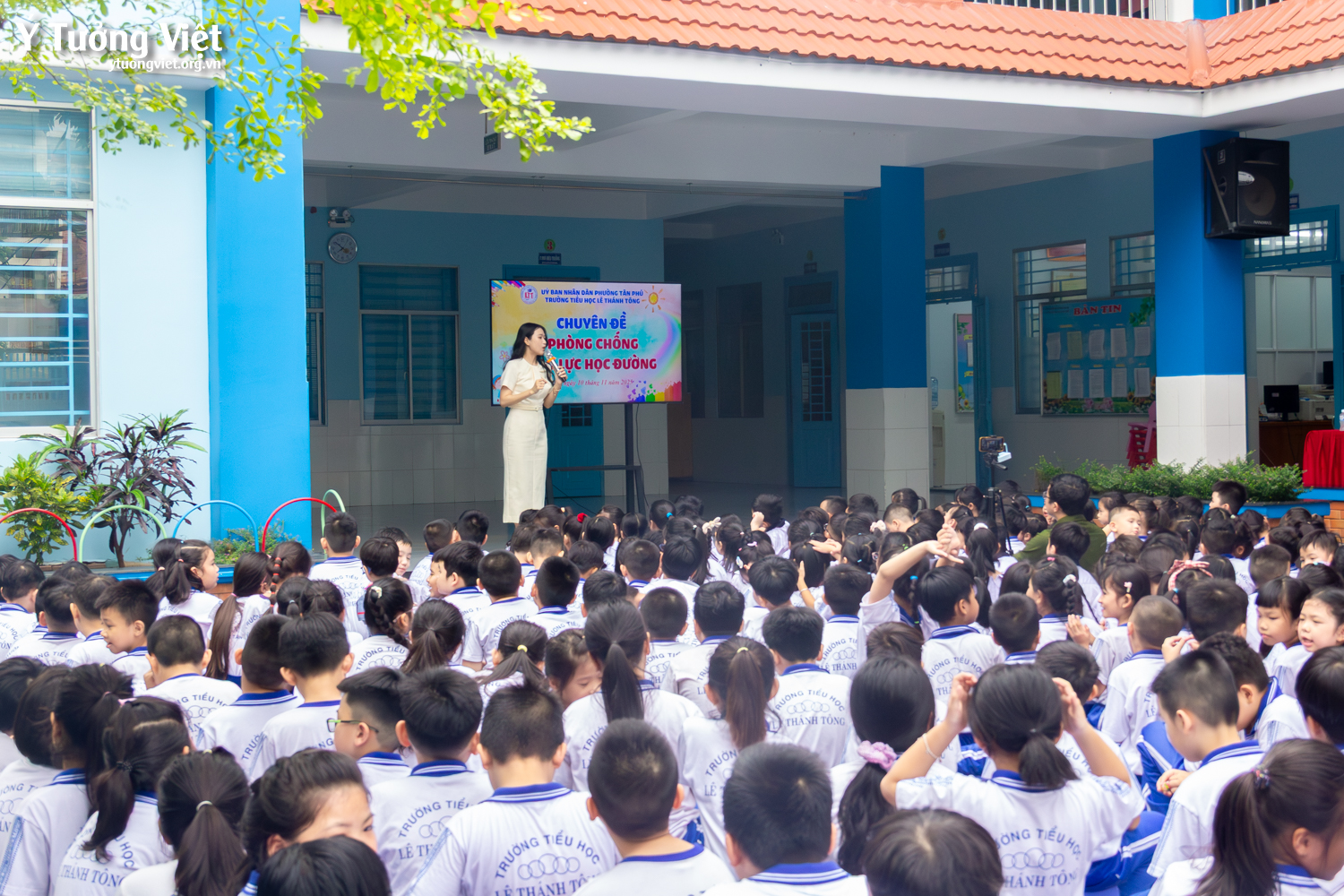 Nối dài hành trình “Phòng chống bạo lực học đường” cùng Trường TH Lê Thánh Tông