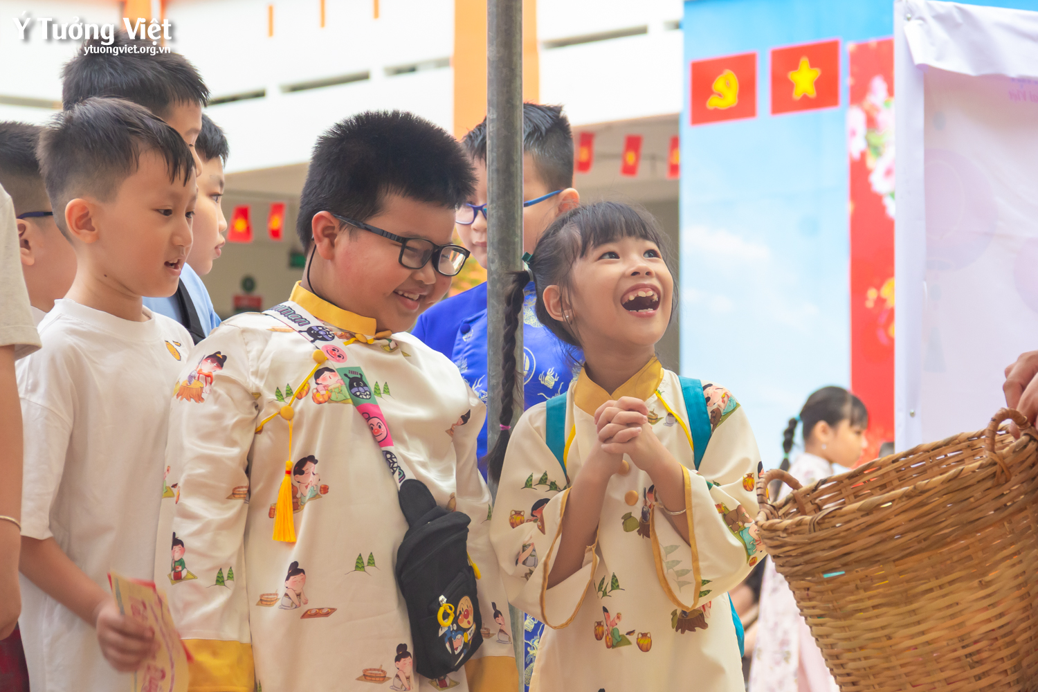 Khép lại chuỗi Ngày hội trải nghiệm Tết cổ truyền cùng các bạn học sinh trường TH Hồ Văn Cường