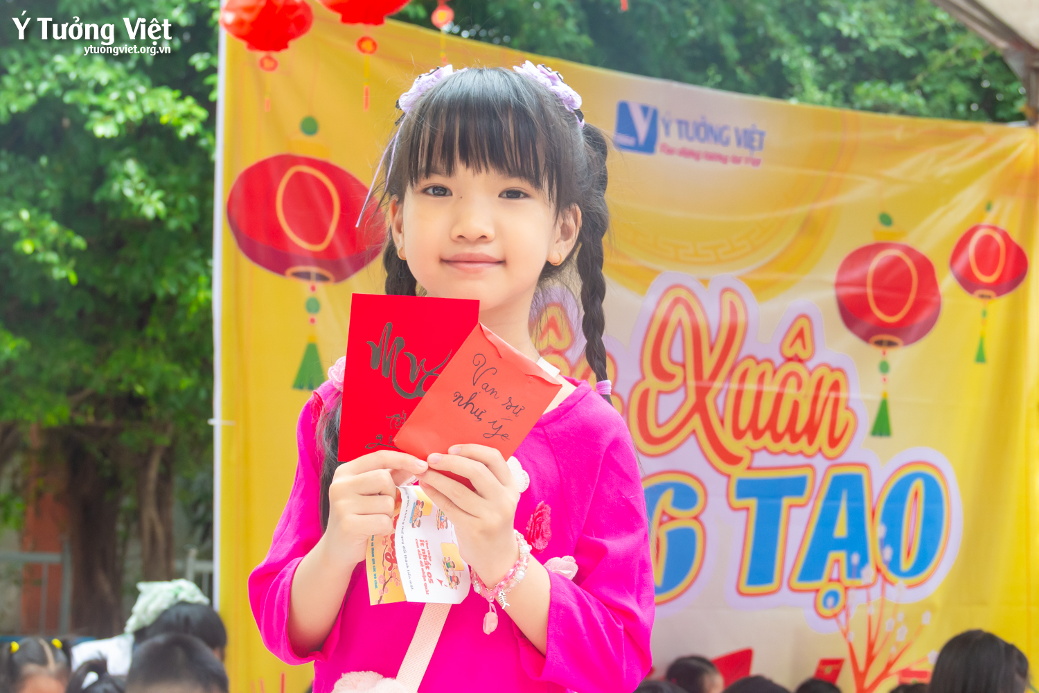 Khép lại chuỗi Ngày hội trải nghiệm Tết cổ truyền cùng các bạn học sinh trường TH Hồ Văn Cường