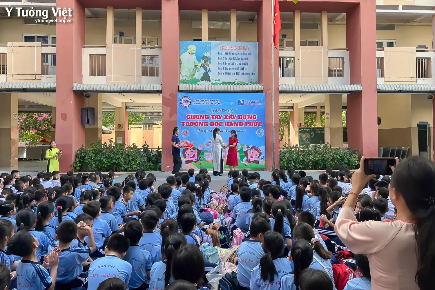 Xây dựng trường học hạnh phúc tại TH Đặng Trần Côn: Khi mỗi ngày đến trường là một ngày vui