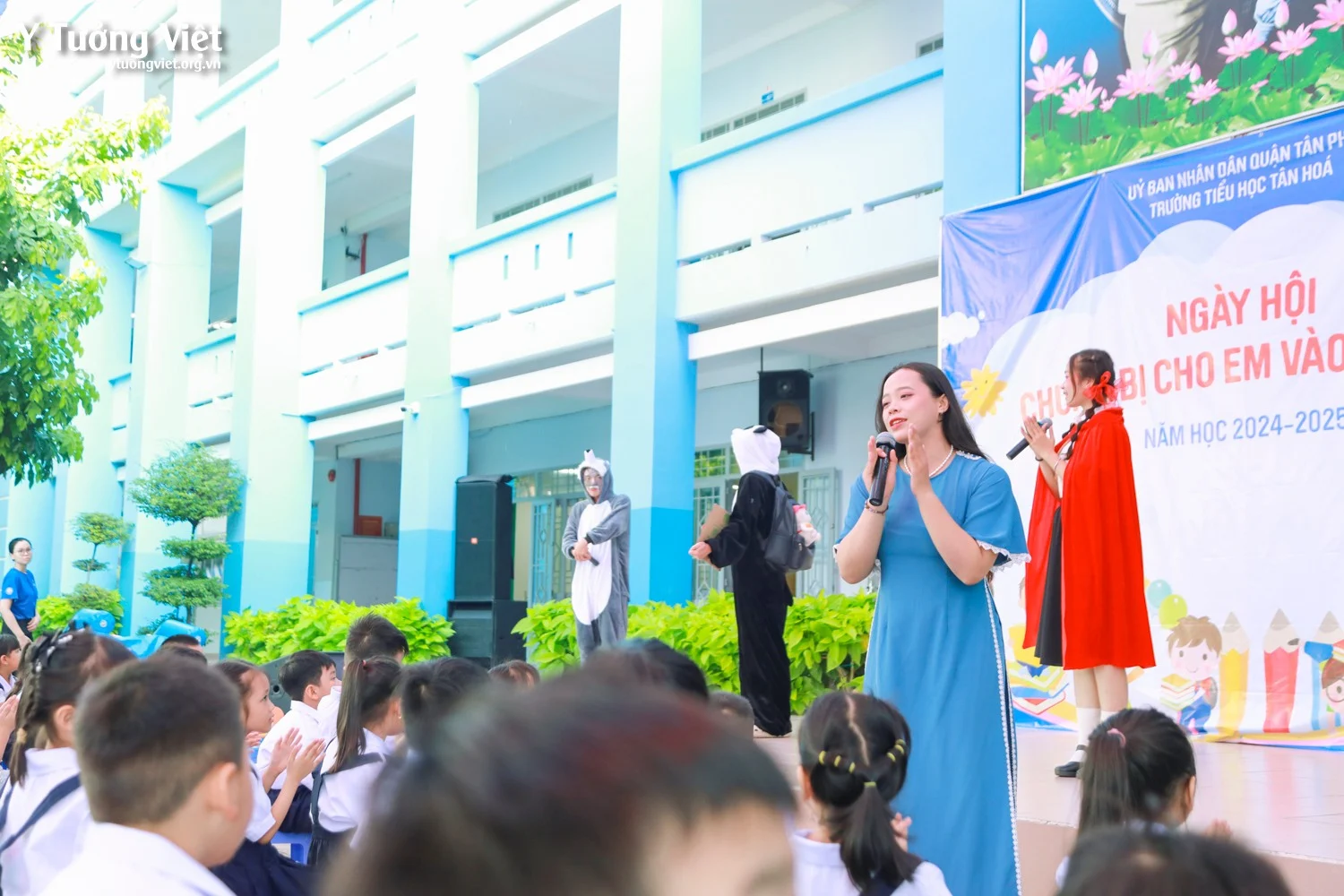 Chào mùa tựu trường 2024 – 2025 | Kịch tuổi thơ “Khăn đỏ đi học” & sân khấu ảo thuật ấn tượng
