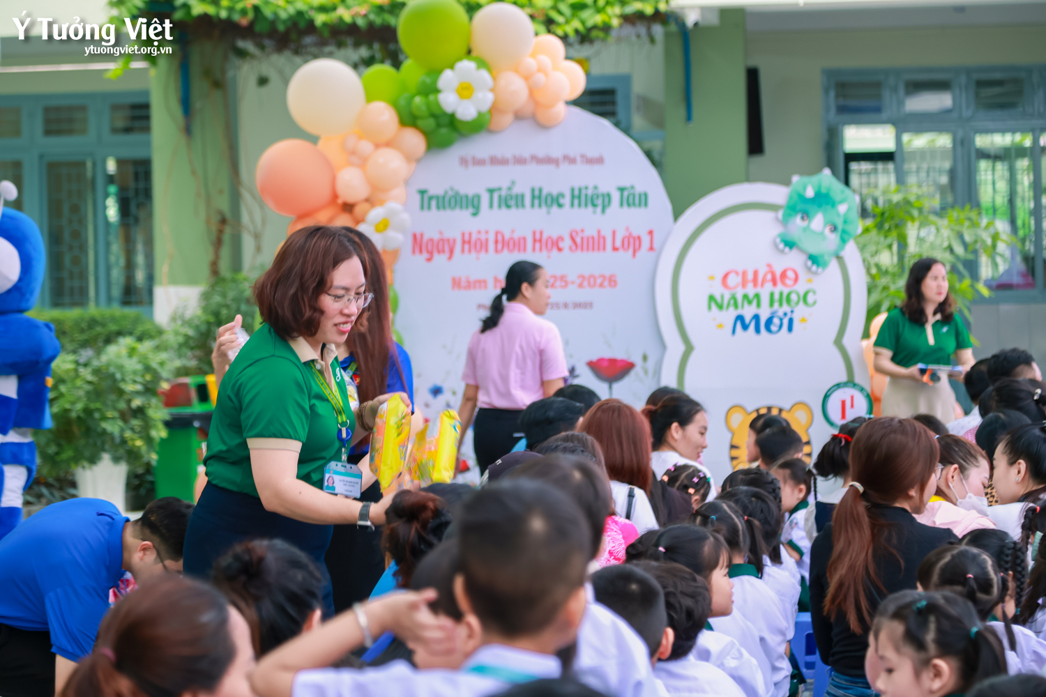 Chào mùa tựu trường 2025 – 2026 | Rộn ràng ngày hội đón em vào lớp một ở Trường TH Hiệp Tân